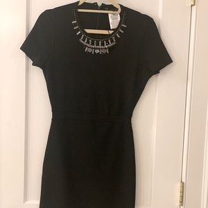BCBG Max Azria Black Backless Bodycon Dress